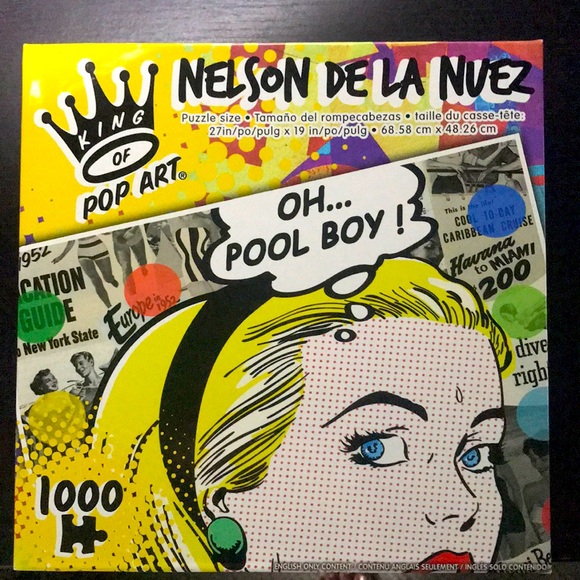 King of Pop Art Other - NWOT never opened. Oh Pool Boy! 1000 piece puzzle